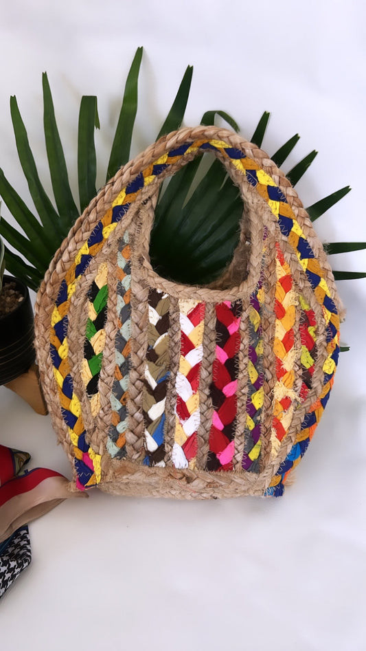 Ashanti Mini Raffia Bag