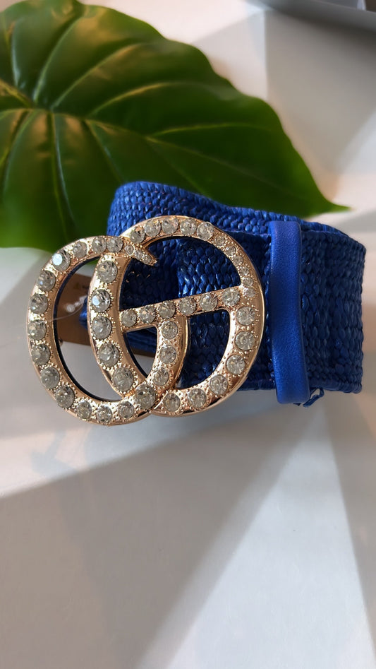 Blue Cobalt Fashion Belt