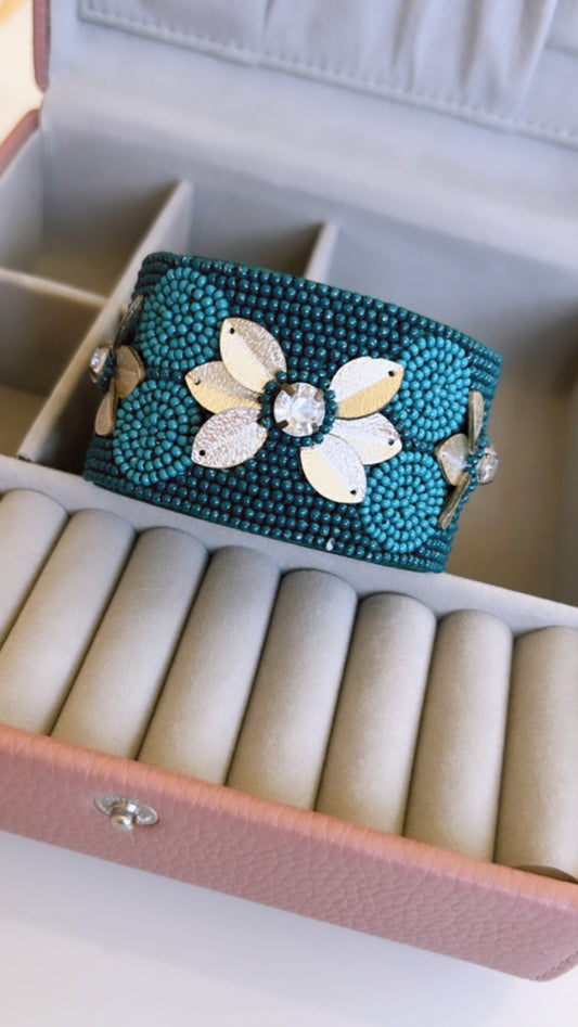 Mandy Flower Cuff